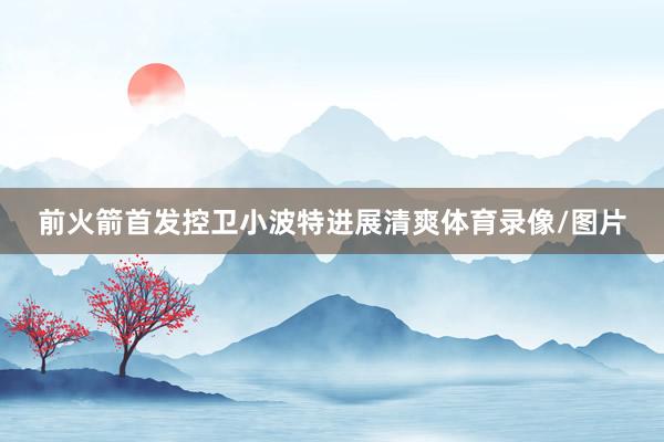 前火箭首发控卫小波特进展清爽体育录像/图片