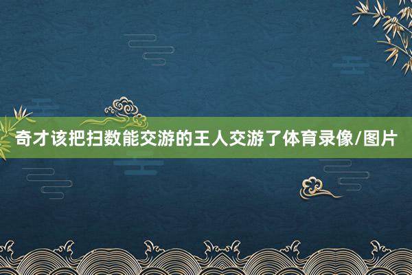奇才该把扫数能交游的王人交游了体育录像/图片